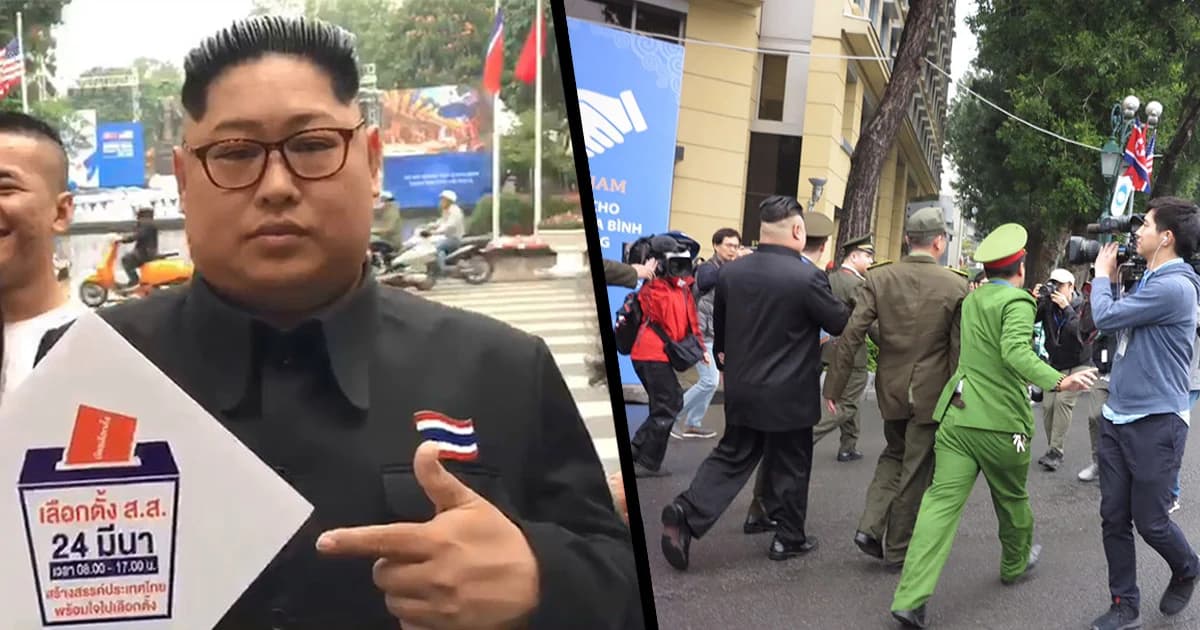 คิม ไทยแลนด์ ถูกส่งกลับไทย หลังปรากฏตัวหน้าสถานที่จัดประชุมฮานอย ซัมมิต