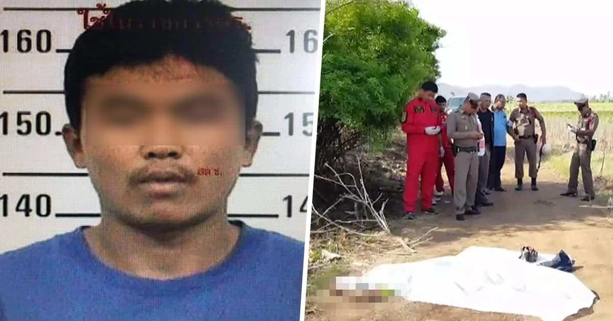 รวบแล้ว ‘เด๋อ’ มือฆ่าเมียเพื่อนหวังข่มขืน ทิ้งศพเปลือยกลางไร่มัน