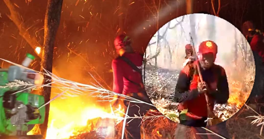 เปิดใจหัวหน้าชุดเหยี่ยวไฟกับคลิปยกมือไหว้หยุดเผา “ดอยพระบาท ลำปาง” วอดแล้วกว่าพันไร่