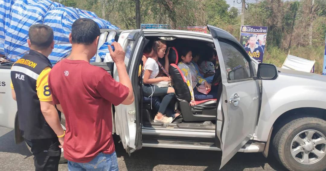 รวบหนุ่มโคราชลอบขนแรงงานกัมพูชาส่งชายแดน คิดหัวละ 2 พัน