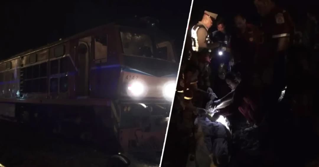 อุทาหรณ์ข้ามทางรถไฟ! ‘ม้าเหล็ก’ ขยี้ร่างสาวโรงงานขาด ดับสยองชุมทางภาชี อยุธยา