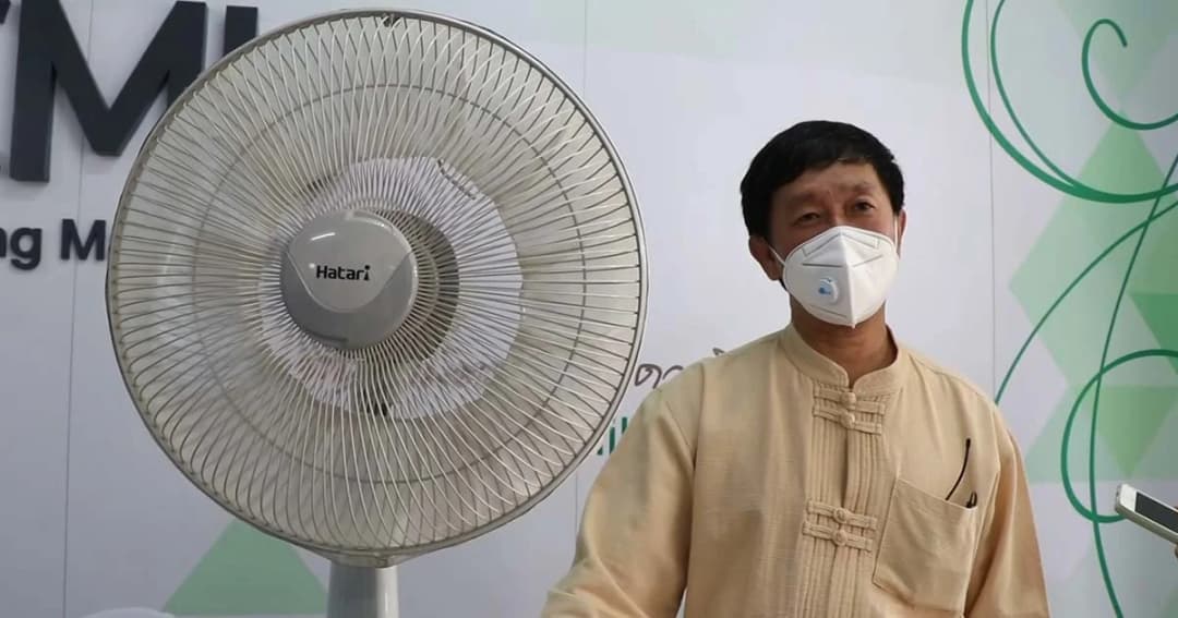 แพทย์ มช.เสนอไอเดียใช้พัดลมตั้งโต๊ะกรอง PM2.5