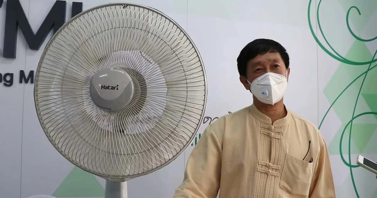 แพทย์ มช.เสนอไอเดียใช้พัดลมตั้งโต๊ะกรอง PM2.5