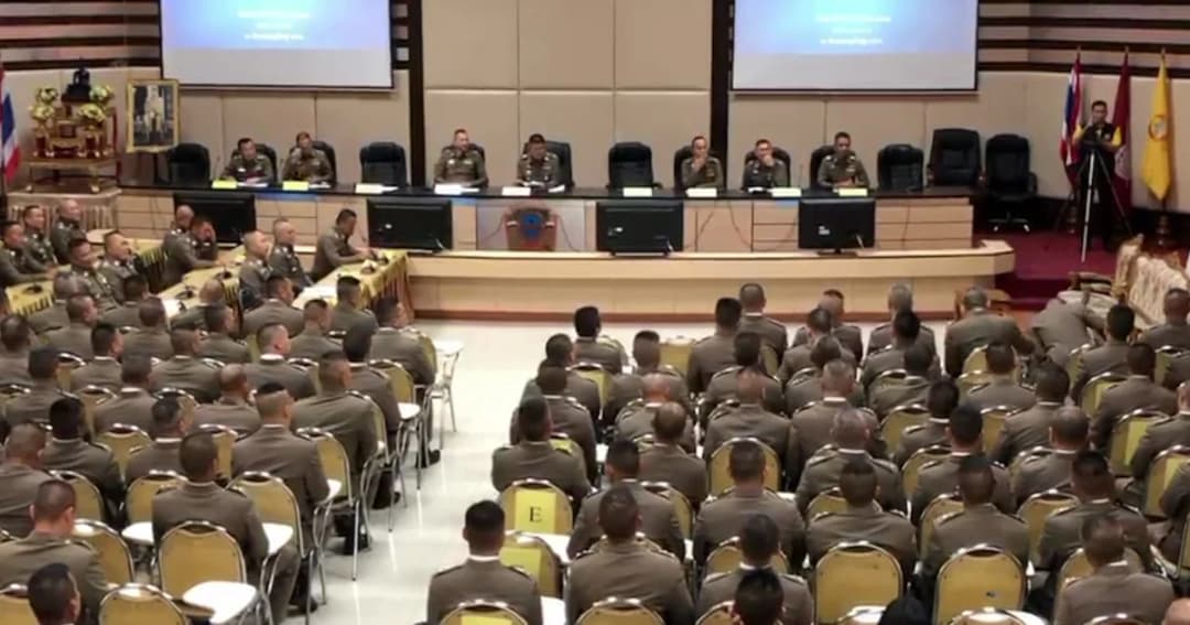 มอบนโยบาย ตร.ใหม่ บช.น. พร้อมปฏิบัติหน้าที่ช่วงเลือกตั้งและพระราชพิธีบรมราชาภิเษก