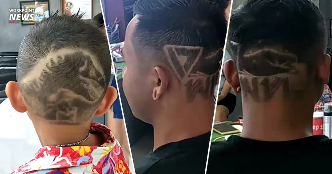 สุดเก๋! ช่างตัดผมเชียงใหม่ ออกแบบทรงผมรณรงค์เลือกตั้ง เอาใจลูกค้าตัด “ทรงโลโก้พรรค”