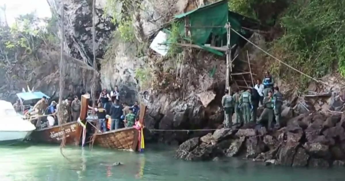 อีโอดีตรวจเกาะรังนกรอยต่อกระบี่-พังงา พบระเบิดอีก 3 ลูก หลังบึ้มใส่ชาวบ้านดับ 1 สาหัส 1