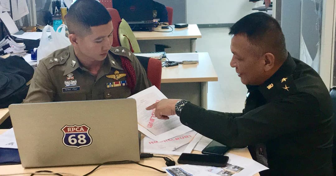 แจ้งความเพจ CSI LA แพร่เอกสารปลอมขอทหารช่วยเชียร์พลังประชารัฐ