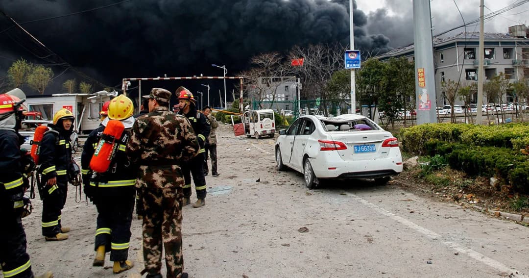 โรงงานสารเคมีในจีนระเบิด มีผู้เสียชีวิต 6 ราย