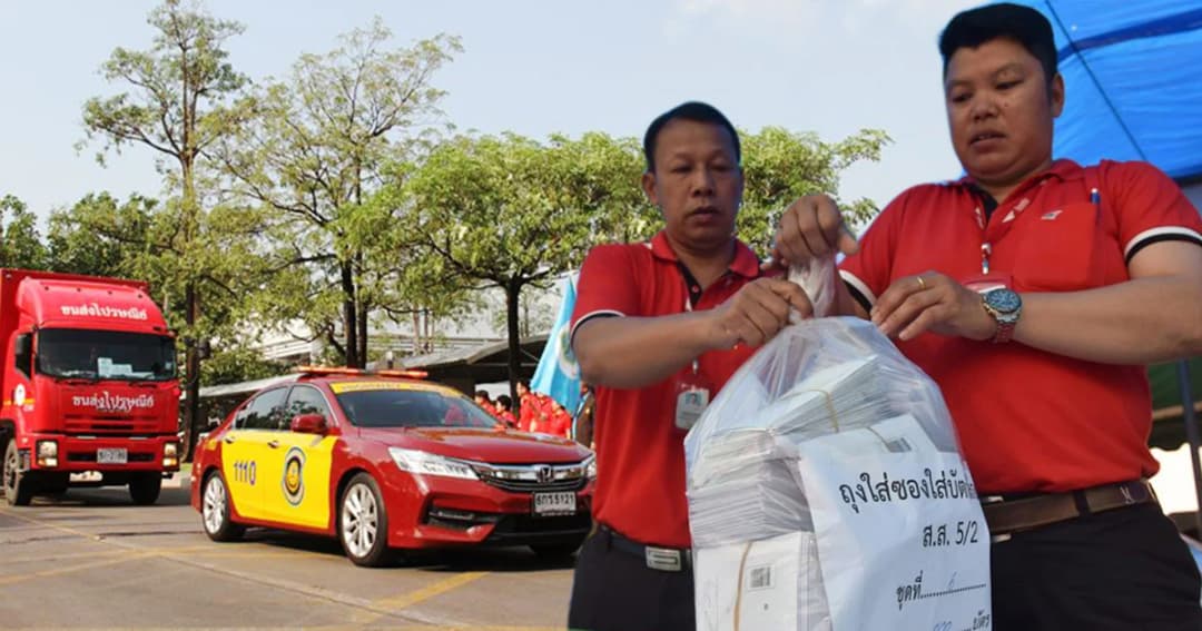 เร่งส่งบัตรเลือกตั้งล่วงหน้าไปตามภูมิลำเนา เตรียมนับพร้อมกัน 24 มี.ค.นี้