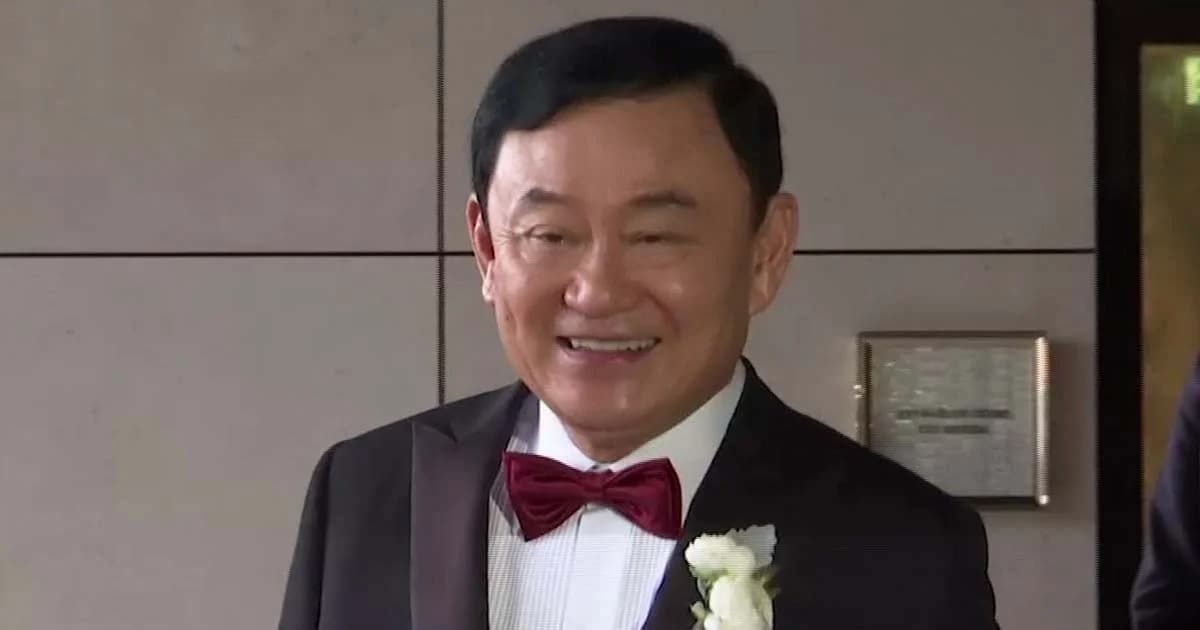 “ทักษิณ ชินวัตร” ประกาศกลางงานแต่งอุ๊งอิ๊ง มั่นใจ “เราชนะแน่นอน”