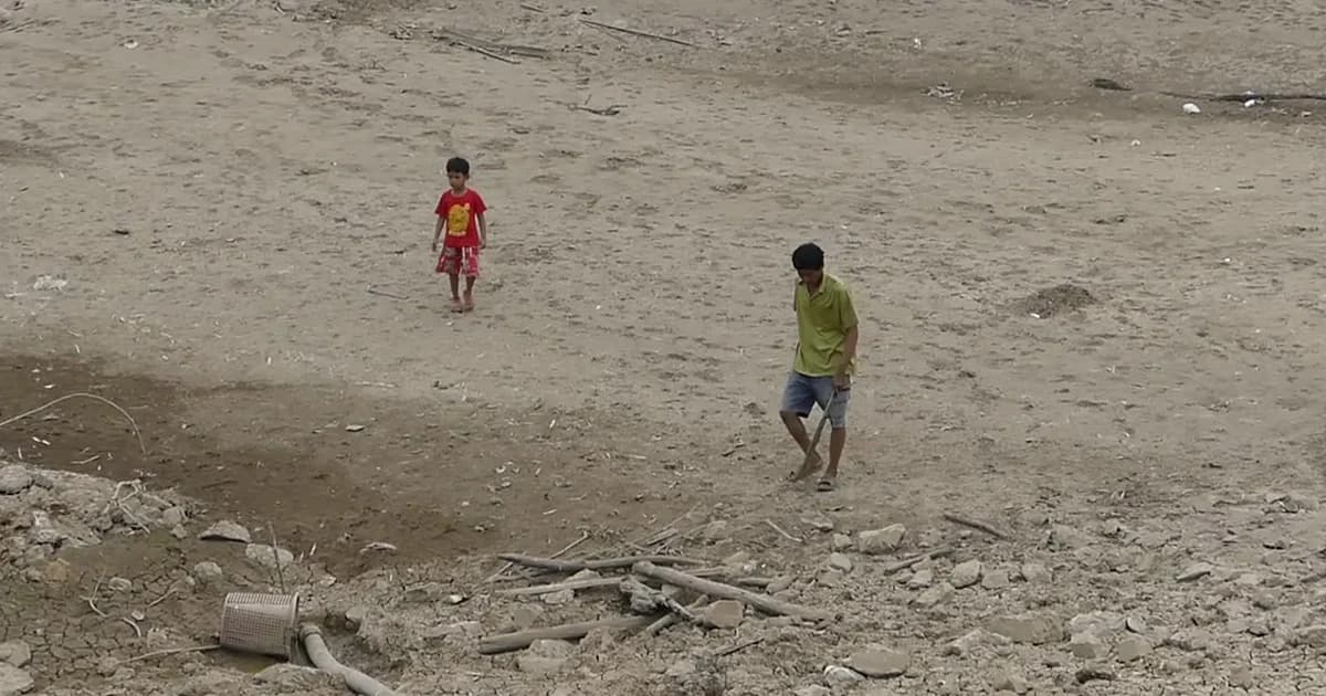 แม่น้ำสายหลักเริ่มแห้งขอด กระทบชาวบ้านเร่งสำรองน้ำไว้อุปโภค-บริโภค