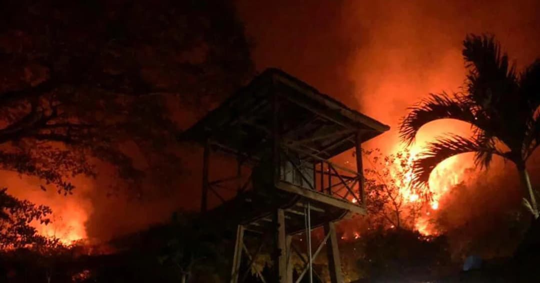 ดอยหลวงเชียงดาวกลายเป็นทะเลเพลิง จนท.เร่งควบคุมไฟให้อยู่ในวงจำกัด