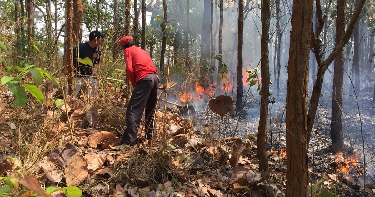 ผวจ.น่าน ตั้งกองทุนช่วยเหลือเจ้าหน้าที่-อาสาดับไฟป่า