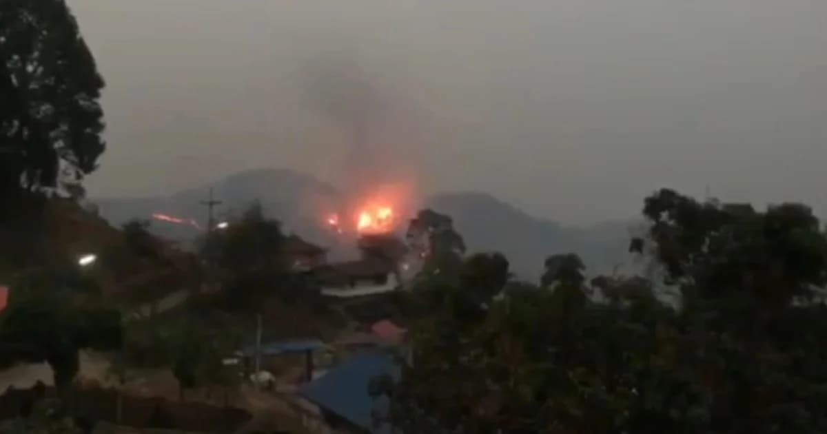 ไฟไหม้ป่าดอยแม่สลอง จ.เชียงราย เสียหายวงกว้าง