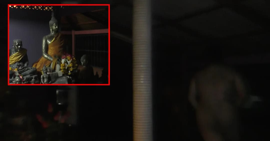 รอดเกณฑ์ทหารเปลือยแก้บนกับพระพุทธรูป