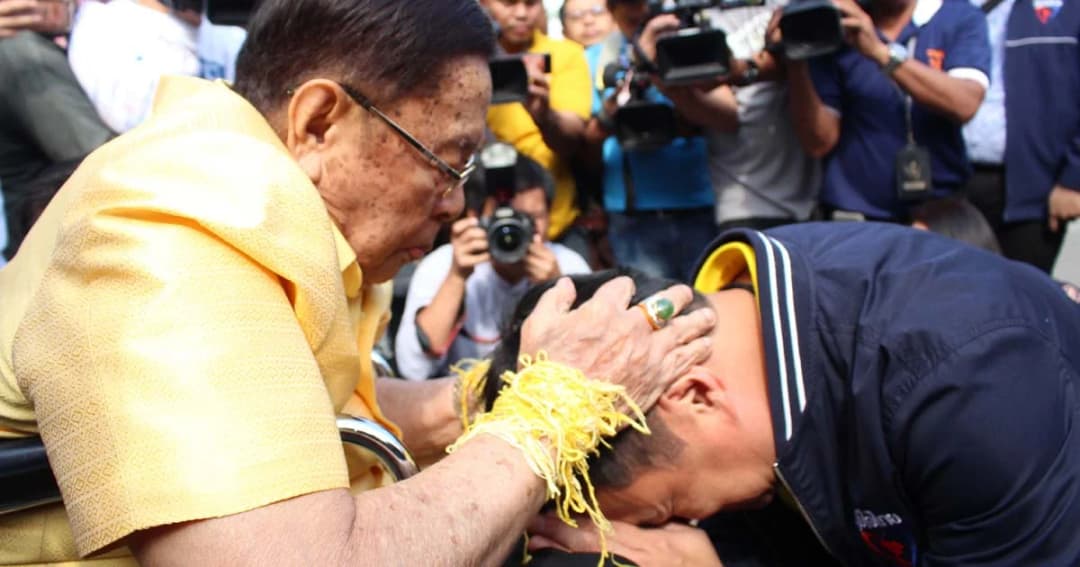 งานช้างวันเกิดปู่ชัย อวยพร “อนุทิน” ให้เป็นนายกฯ เจ้าตัวบอก “ใจเย็น” รอหลังงานสำคัญ