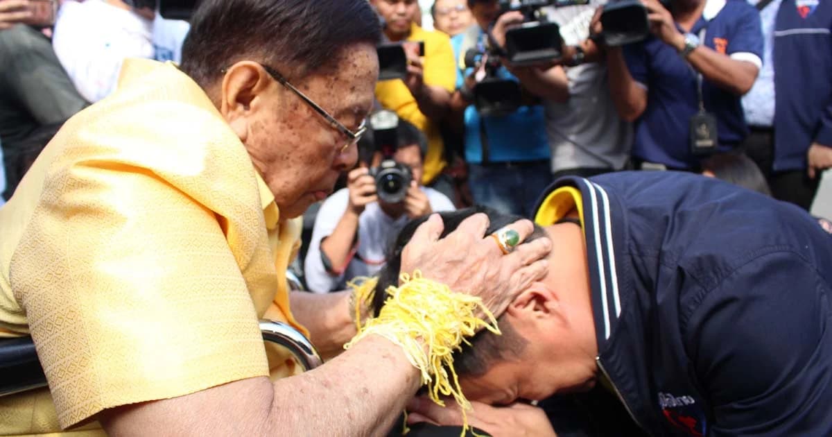 งานช้างวันเกิดปู่ชัย อวยพร “อนุทิน” ให้เป็นนายกฯ เจ้าตัวบอก “ใจเย็น” รอหลังงานสำคัญ