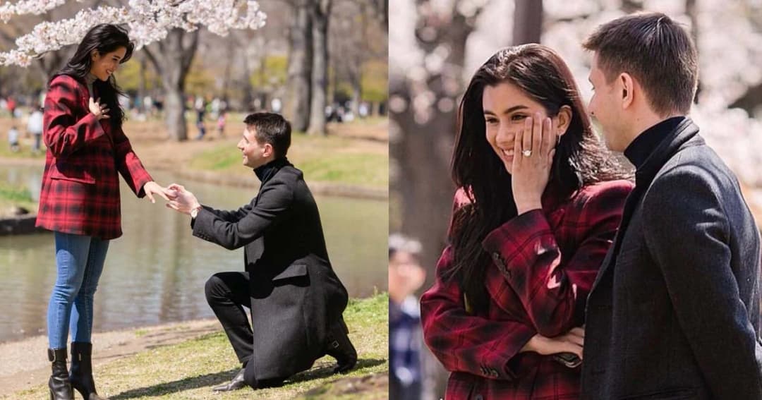 “ปู ไปรยา” ถูกแฟนหนุ่ม “แมทธิว” คุกเข่าขอแต่งงานด้วยแหวนเพชร 7 กะรัต