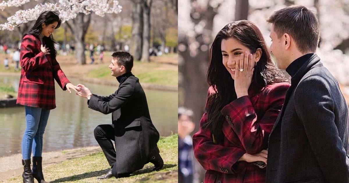 “ปู ไปรยา” ถูกแฟนหนุ่ม “แมทธิว” คุกเข่าขอแต่งงานด้วยแหวนเพชร 7 กะรัต