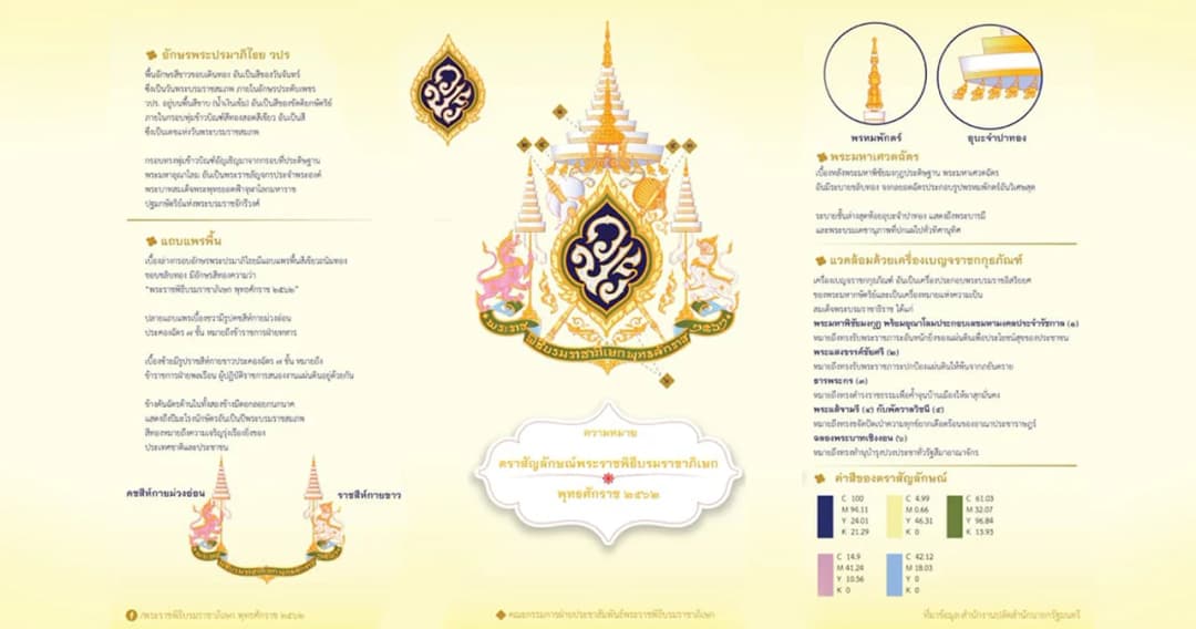 เปิดความหมายตราสัญลักษณ์ “พระราชพิธีบรมราชาภิเษก” พ.ศ.๒๕๖๒