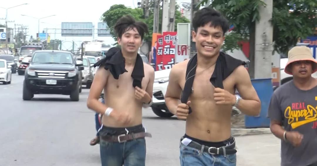 วิ่ง 20 กม.กลับบ้าน หลังจับได้ใบดำตามที่บนไว้