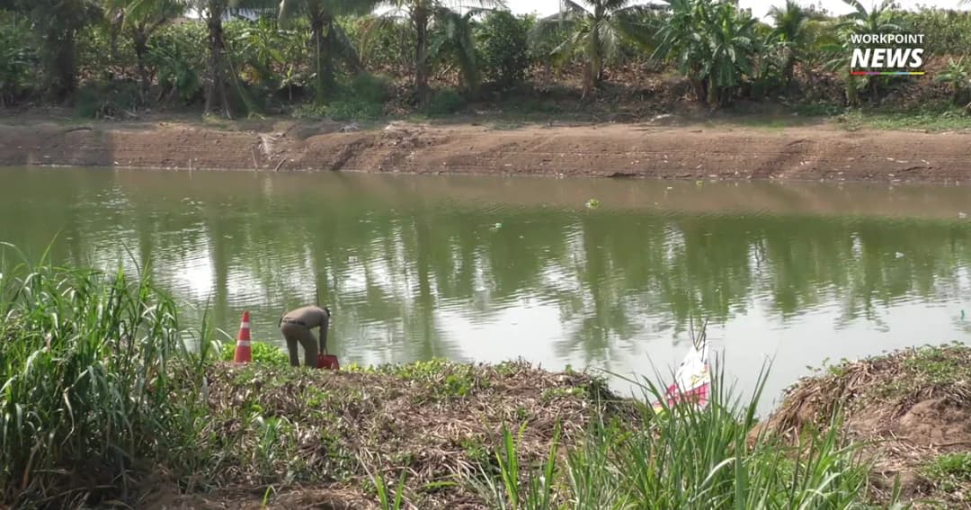 คนหาปลาผงะ! พบระเบิดลูกเกลี้ยงทิ้งริมตลิ่งคลองส่งน้ำ จ.ชัยนาท