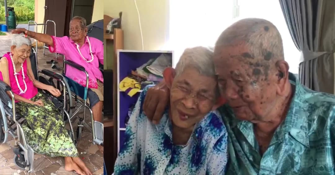 คู่รักตัวอย่าง กว่า 70 ปี ยังหยอกล้อและดูแลกันไม่ห่าง