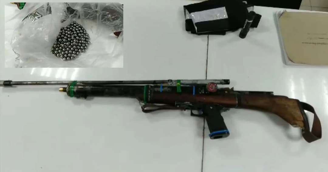 จับปืนยาวไทยประดิษฐ์คาด่านตรวจ เจ้าของอ้างไว้ยิงสัตว์