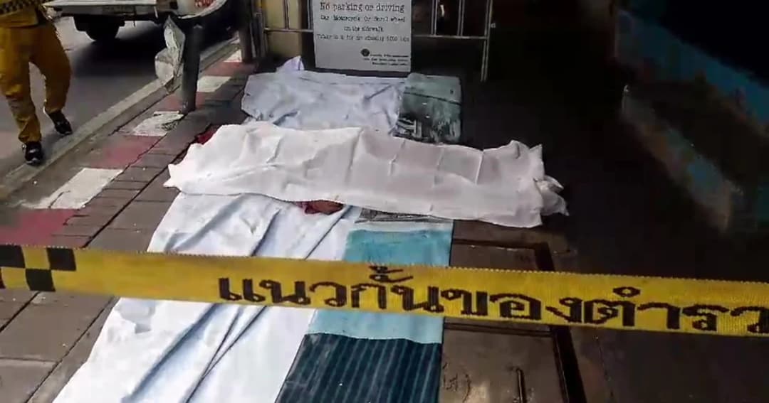 หนุ่มติดป้ายโฆษณาถูกไฟ 24,000 โวลต์ ชอร์ตเสียชีวิต