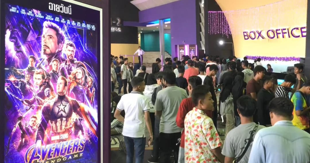 ฉายวันแรก Avengers : Endgame คอหนัง 3 จังหวัดภาคใต้ แห่ชมล้นหลาม