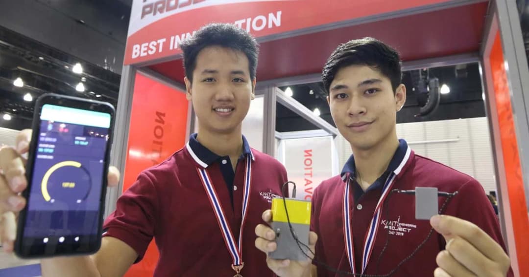 “ตรวจน้ำตาลไม่ต้องเจาะเลือด” ไฮไลท์นวัตกรรมฝีมือนักศึกษาสจล.