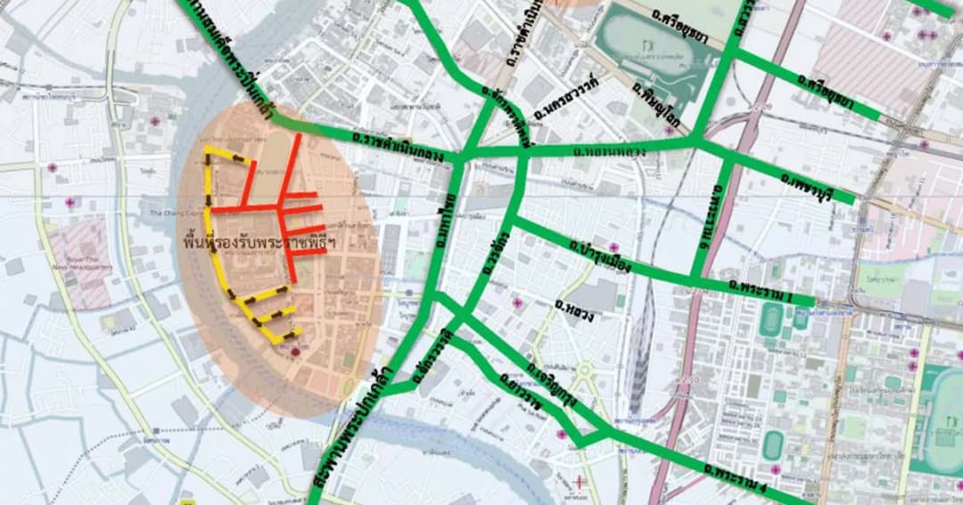 บช.น. แนะเส้นทางปชช. เดินทางรอบพื้นที่รองรับการจัดพระราชพิธีบรมราชาภิเษก 2 พ.ค.นี้