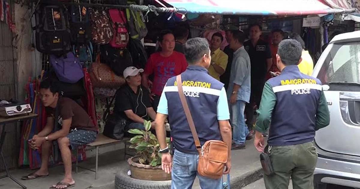 จับต่างด้าวทำงานผิดกฎหมาย พบแอบขายของมากที่สุด