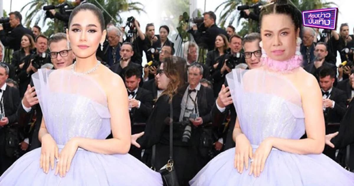 “ตุ๊กกี้” ขำๆตัดต่อภาพ เทียบลุค “ชมพู่” เดินพรมแดง ชมพู่คอมเมนต์เป็นสำเนียงครูเพ็ญศรี