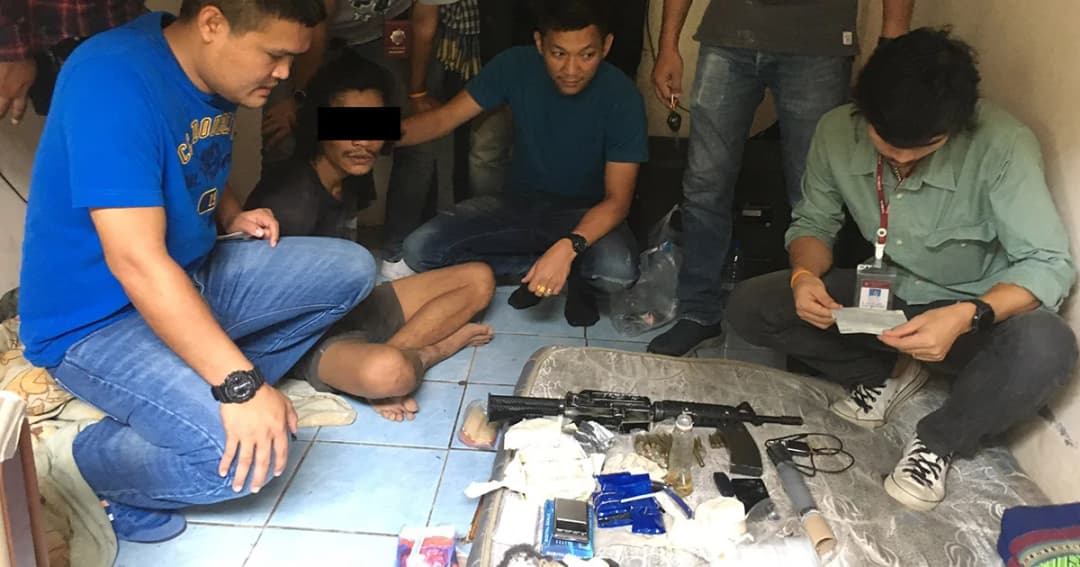 กองปราบรวบหนุ่มสุราษฎร์ มือทวงหนี้เครือข่าย “เสรี ช่วยชนะ” นักค้ายาเสพติดรายใหญ่ภาคใต้