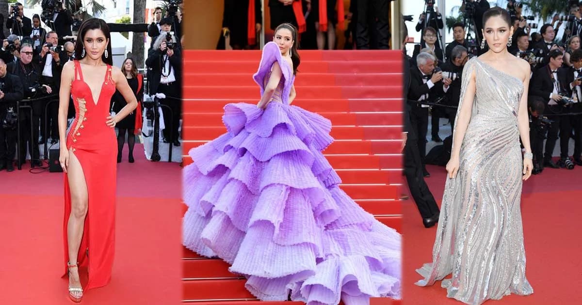 3 ซุปตาร์ไทย เฉิดฉายบนพรมแดงเมืองคานส์ 2019