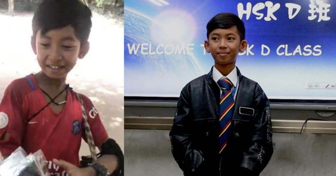 เด็กกัมพูชาคลิปดังพูด 16 ภาษา ได้ทุนเรียนที่จีน สานฝันอยากเป็นมัคคุเทศก์