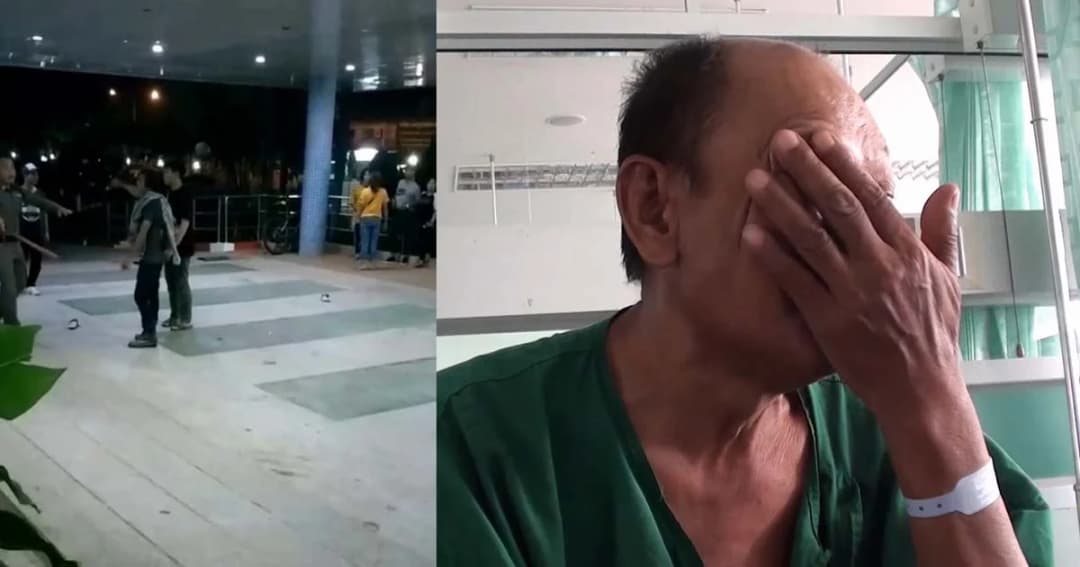 ตร.รู้ตัวแล้ว วัยรุ่นรุมทำร้ายลุงพิการจนสลบคาโรงพยาบาล