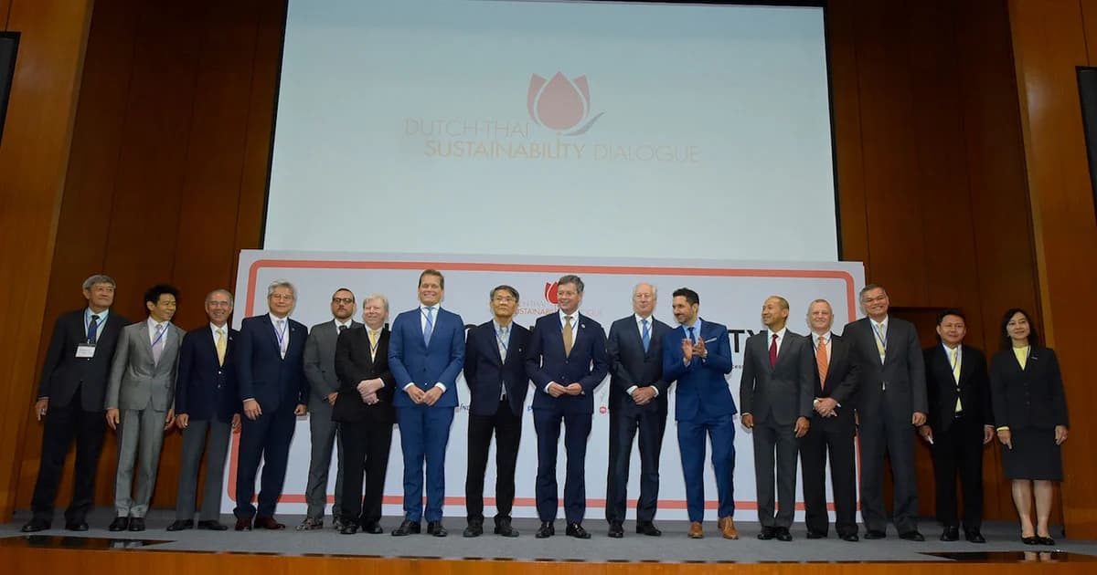 สถานทูตเนเธอร์แลนด์จับมือ 14 องค์กรใหญ่ ลงนามปฏิญญาความร่วมมือเพื่อผลักดันเรื่องความยั่งยืน