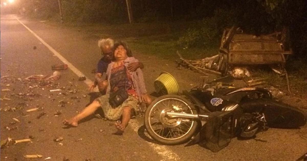 เจอชิ้นส่วน-ภาพวงจรปิด รถต้องสงสัยชนยายแล้วหนี