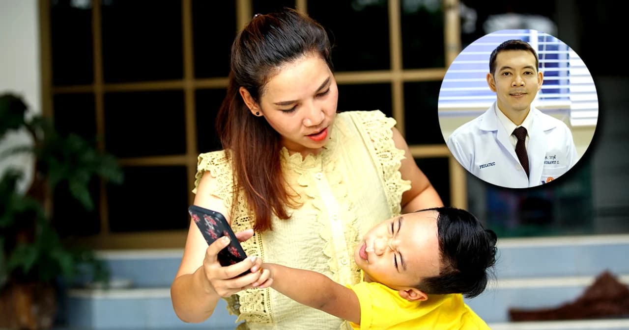 กุมารแพทย์ ชี้ เด็กจะติดมือถือหรือไม่ ขึ้นอยู่กับพฤติกรรมพ่อแม่