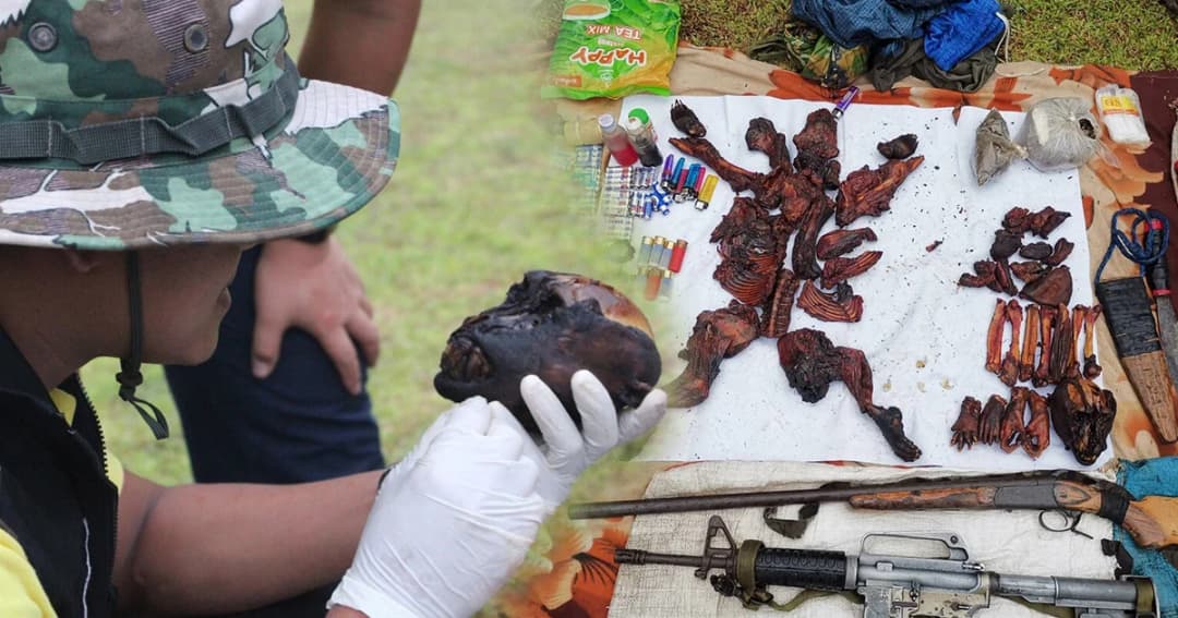 ฉก.พญาเสือ จับกองกำลังติดอาวุธ KNU พกอาวุธสงครามแอบล่าสัตว์ใน อช.ไทรโยค