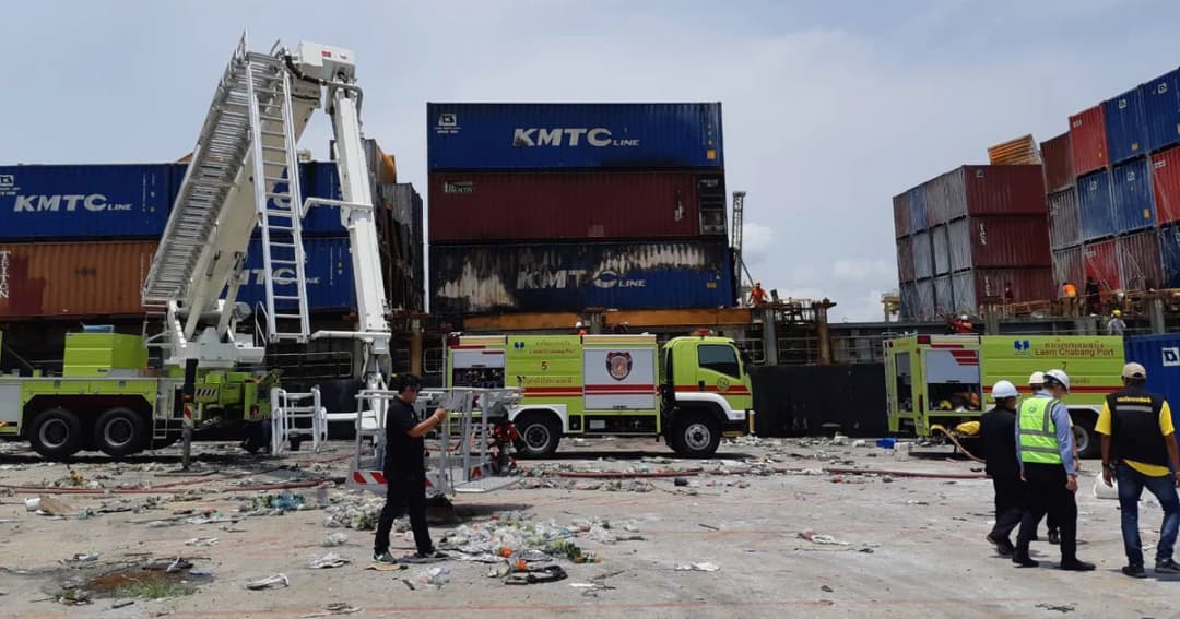 เปิดท่าเรือแหลมฉบัง นำเข้า-ส่งออกสินค้าตามปกติแล้ว