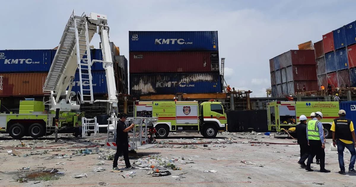 เปิดท่าเรือแหลมฉบัง นำเข้า-ส่งออกสินค้าตามปกติแล้ว