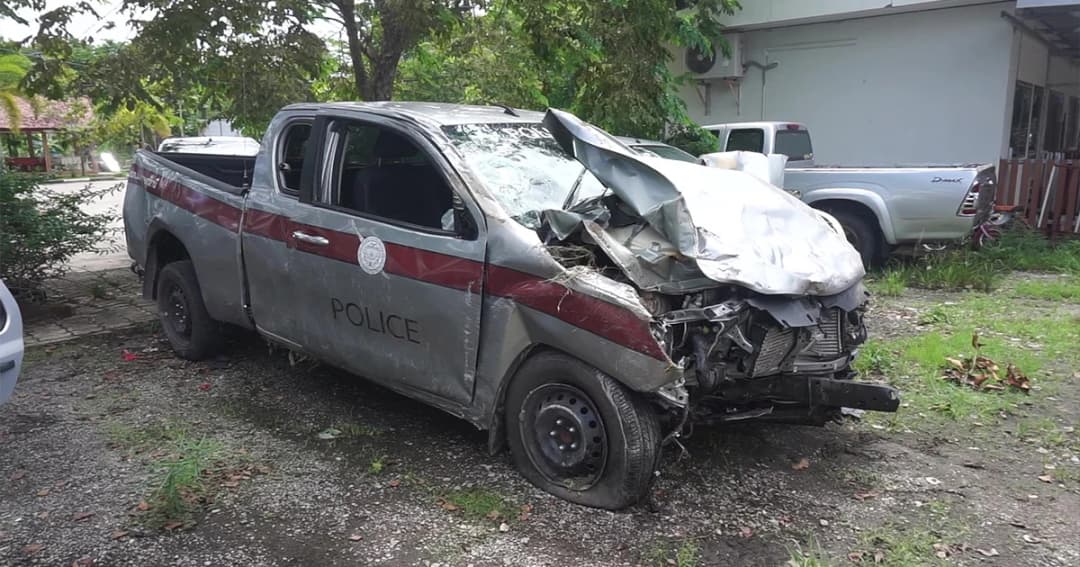 โจ๋เมืองสุราษฏร์โดนตั้งข้อหาอ่วม หลังขโมยรถยนต์สายตรวจ ตร.สุราษฏร์