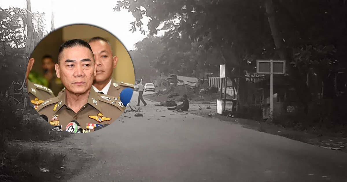 ผบ.ตร. สั่งปรับแผนรปภ. หลังเหตุบึ้มสถานีรถไฟจะนะตำรวจตายเจ็บ