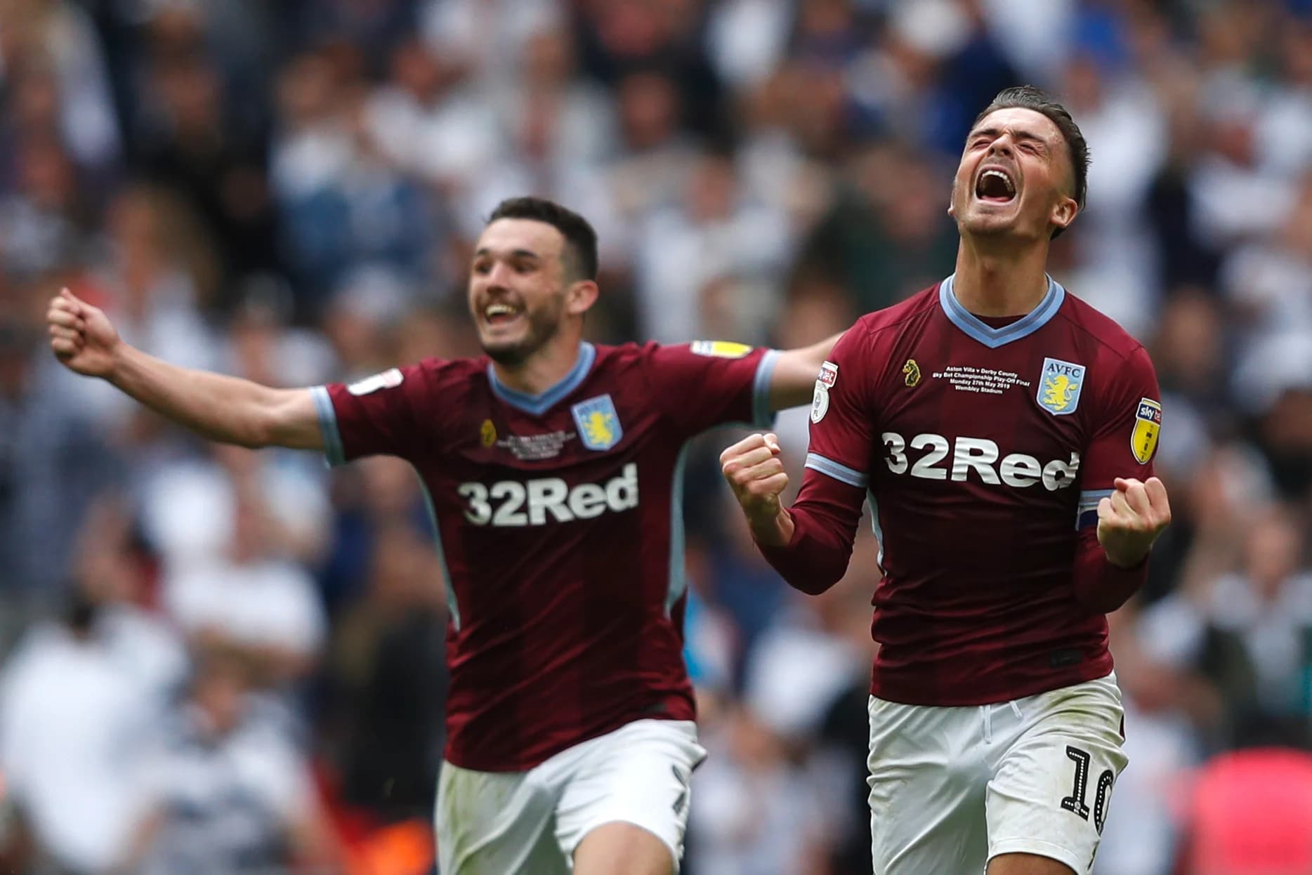 ดูกันจุใจ ภาพบรรยากาศ แอสตัน วิลล่า คว้าชัยเหนือดาร์บี้ 2-1 กลับมาเล่นพรีเมียร์ลีก