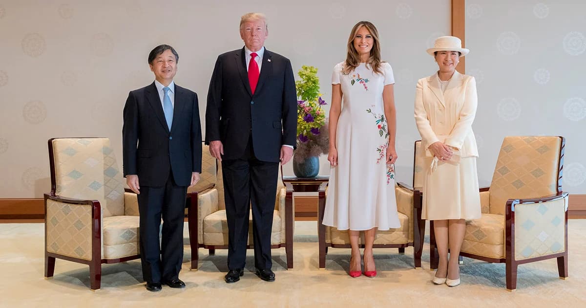 ทรัมป์ปลื้ม! เป็นผู้นำต่างชาติคนแรก ได้เข้าเฝ้าฯ สมเด็จพระจักรพรรดินารูฮิโตะ แห่งญี่ปุ่น