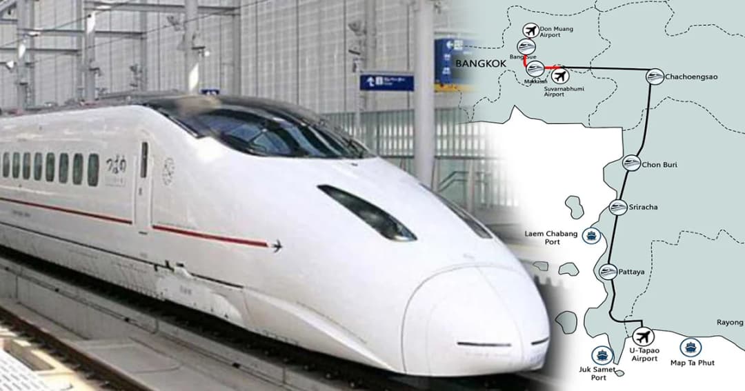 ครม.ไฟเขียว ‘รฟท.-ซีพี’ ร่วมลงทุนรถไฟความเร็วสูงเชื่อม 3 สนามบิน วงเงิน 1.49 แสนล้าน