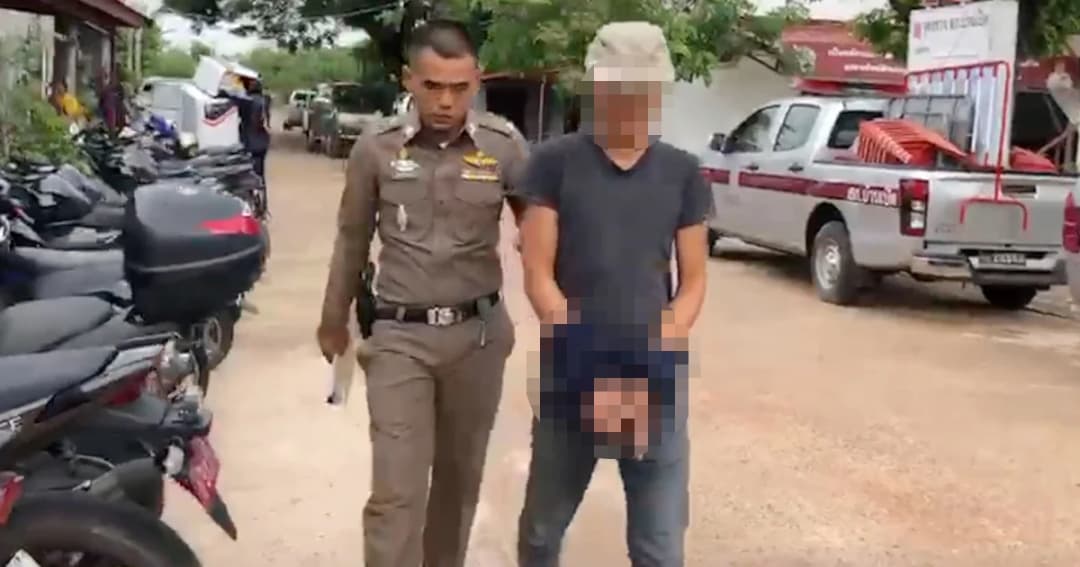 รวบแล้ว  “เม่น” อันธพาลหมู่บ้านขอนแก่น ปฏิเสธใช้ปืนจ่อศีรษะตา